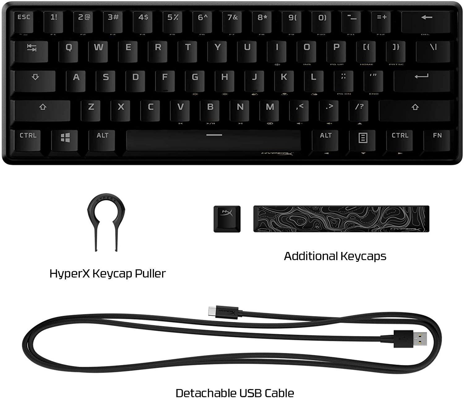 Teclado Kingston HyperX Alloy Origins 60 - Red Switch-5