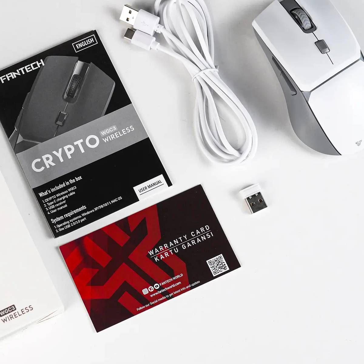 Mouse Inalámbrico Fantech WGC3 CRYPTO Space Edition-3