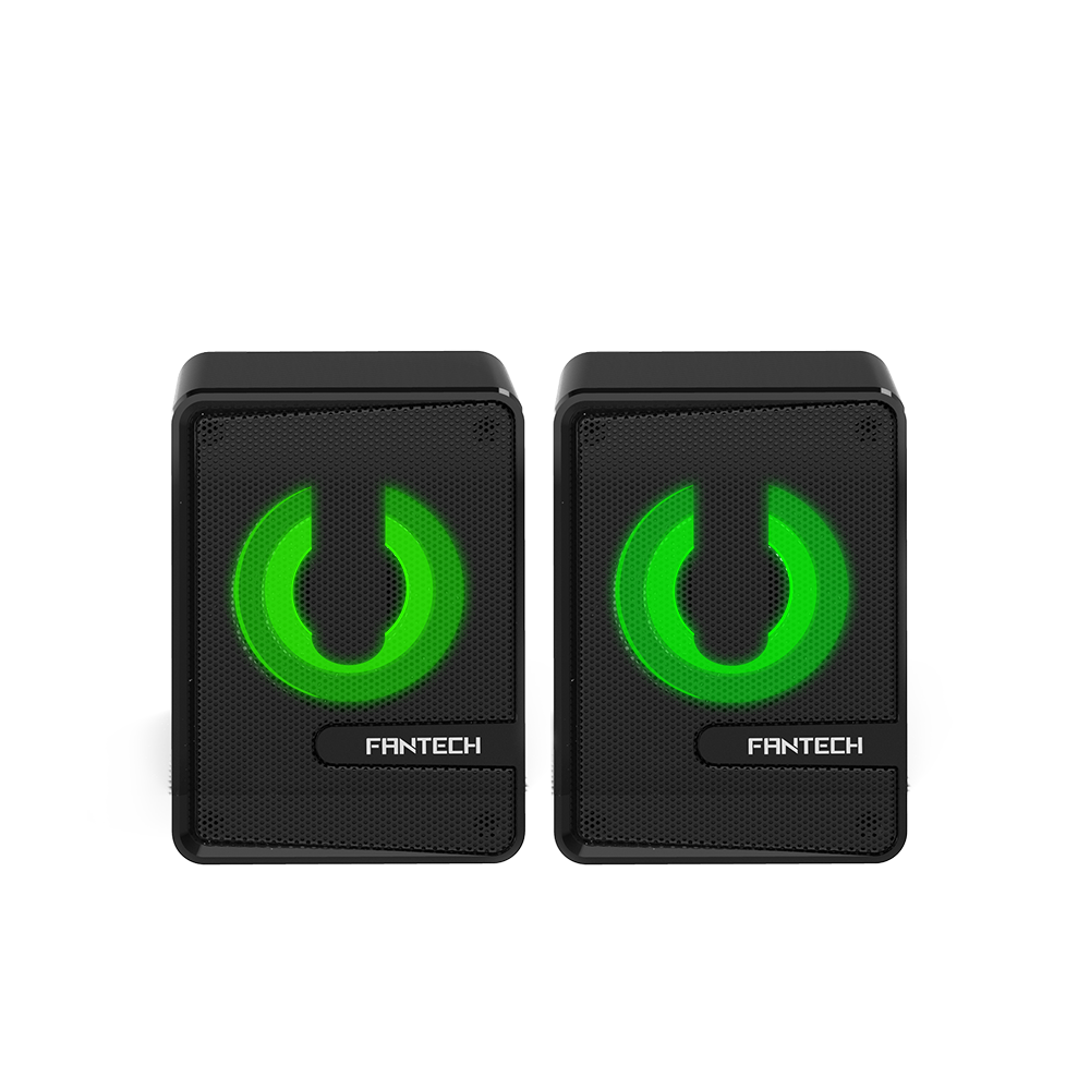 Parlantes Gamer Fantech Beat Gs 203 3.5mm Rgb Negro-3