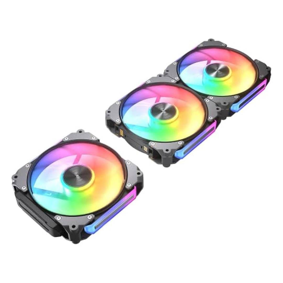 Pack de 3 Fan Cougar Apolar 120 ARGB Negro-1