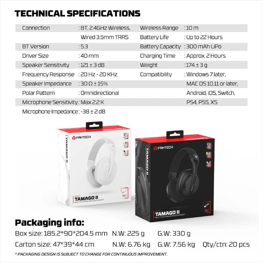 Audifonos In Fantech WHG04 TAMAGO II Black-4