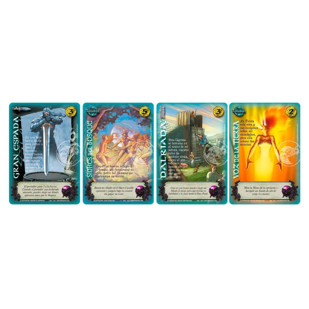X3 Relatos Hijos de Daana: Luz Esmeralda + 2 Cartas Al Azar-4
