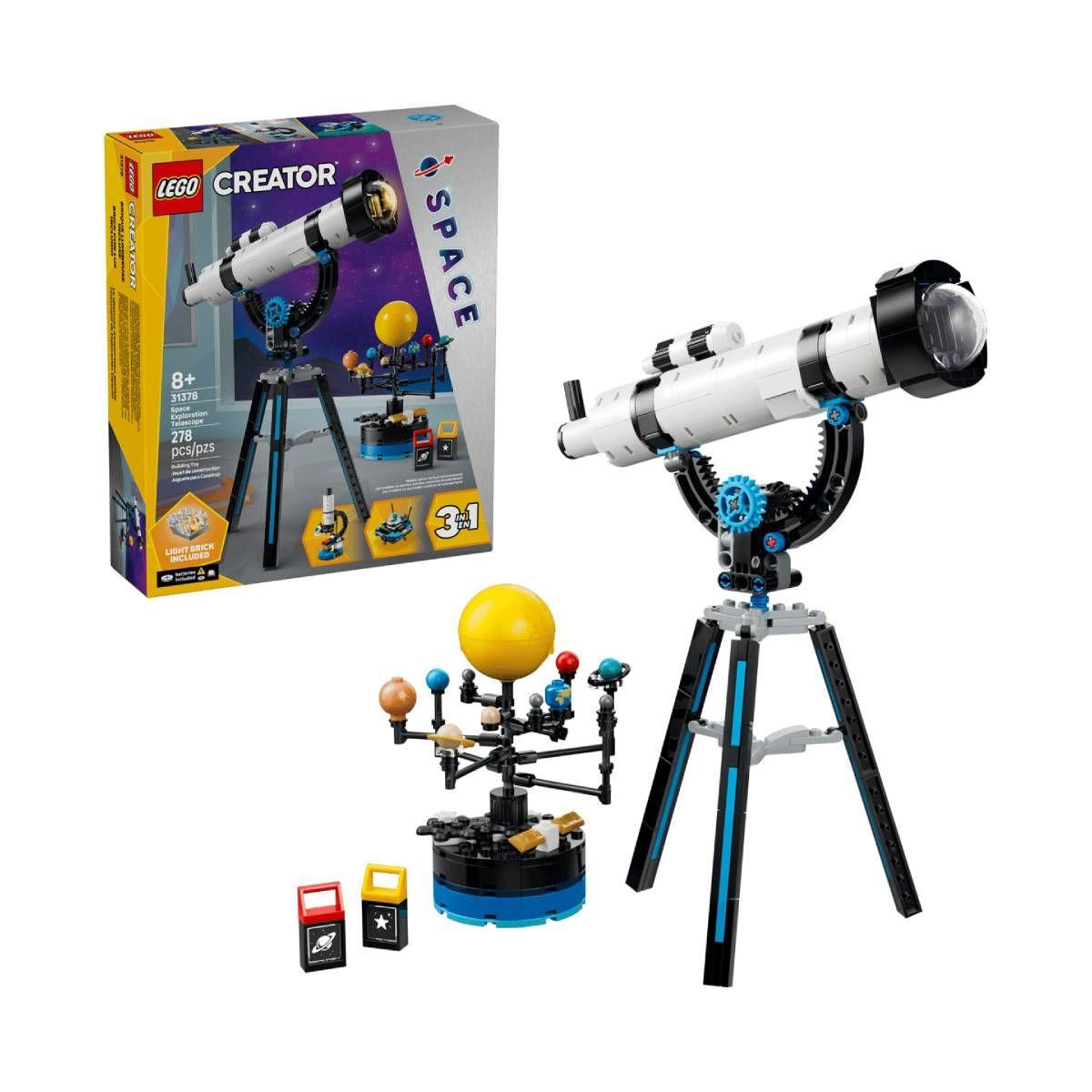 LEGO Creator 3 en 1: TELESCOPIO EXPLORACIÓN ESPACIAL 31378-0