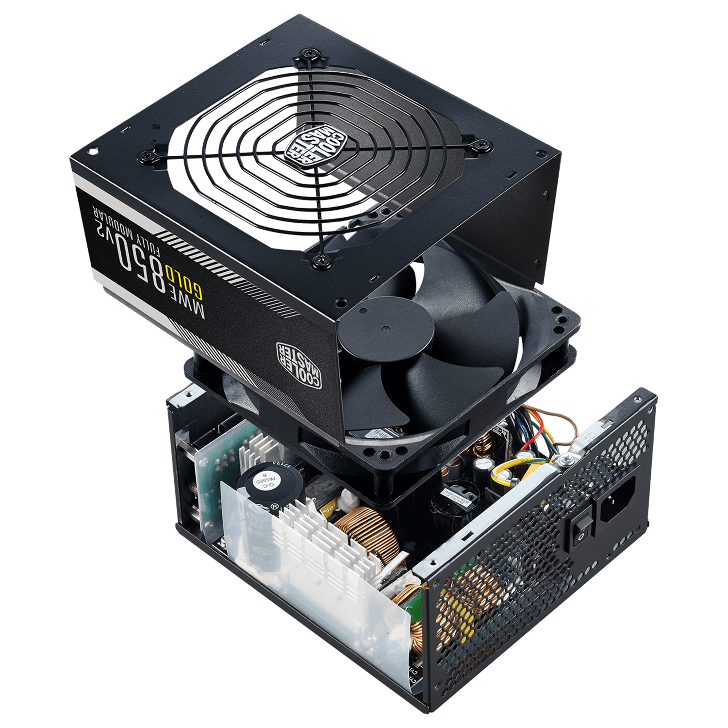 Fuente de Poder Cooler Master 850W V2 80+ Gold Full Modular-4