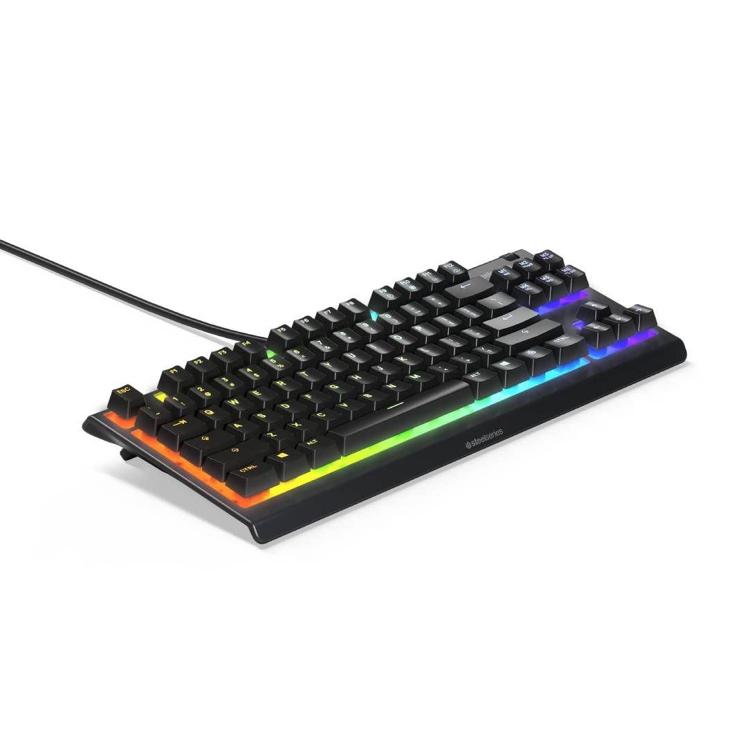 Teclado Gamer Steelseries Apex 3 TKL Ingles, Cableado-2
