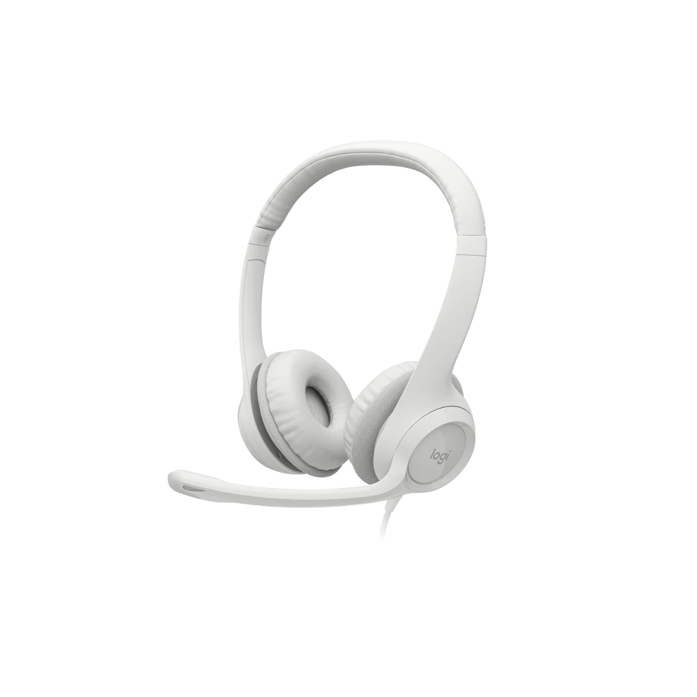 Audifonos Logitech H390 White Stereo c Microfono USB-0