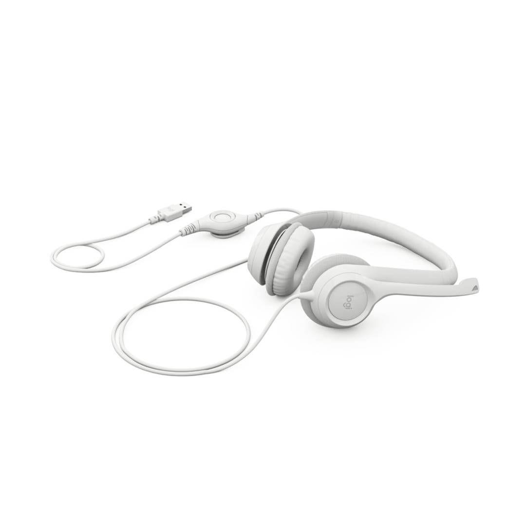 Audífonos con Micrófono Logitech H390 Blanco-2