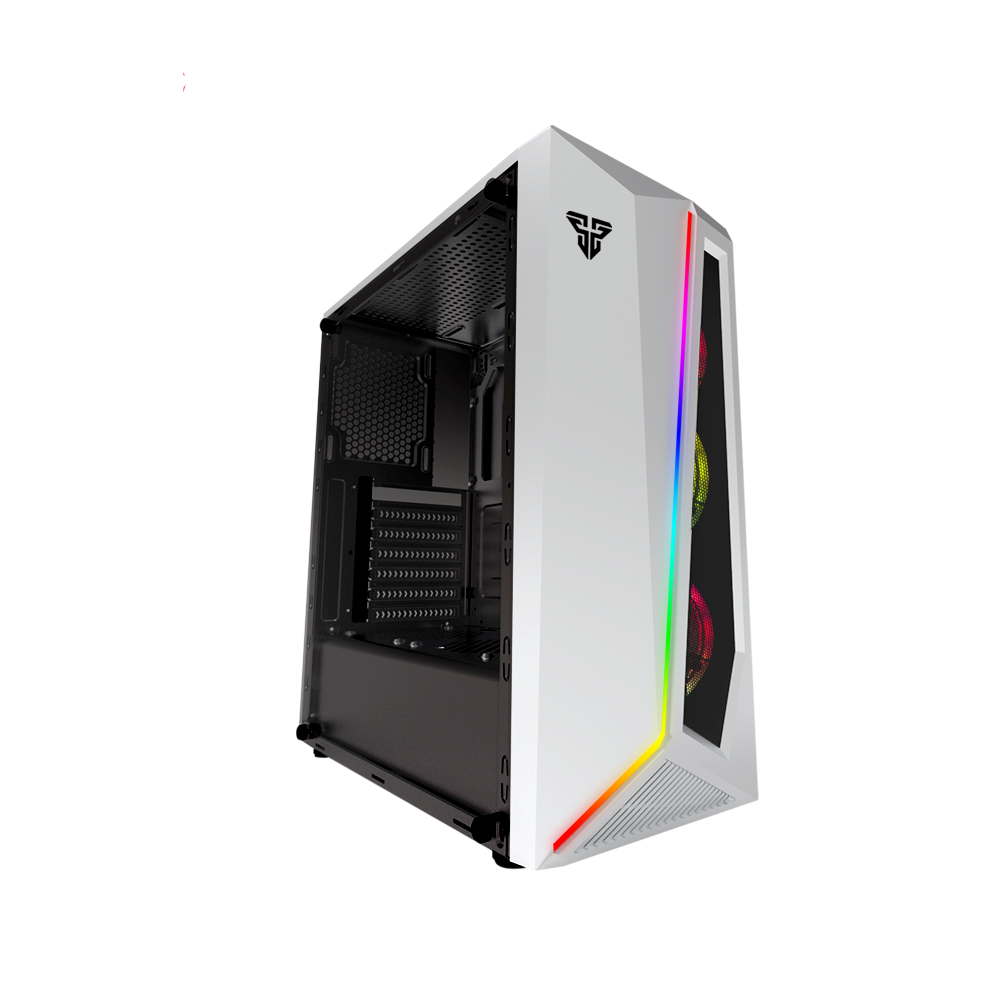 Gabinete Gamer Fantech Pulse CG71 RGB Blanco-0