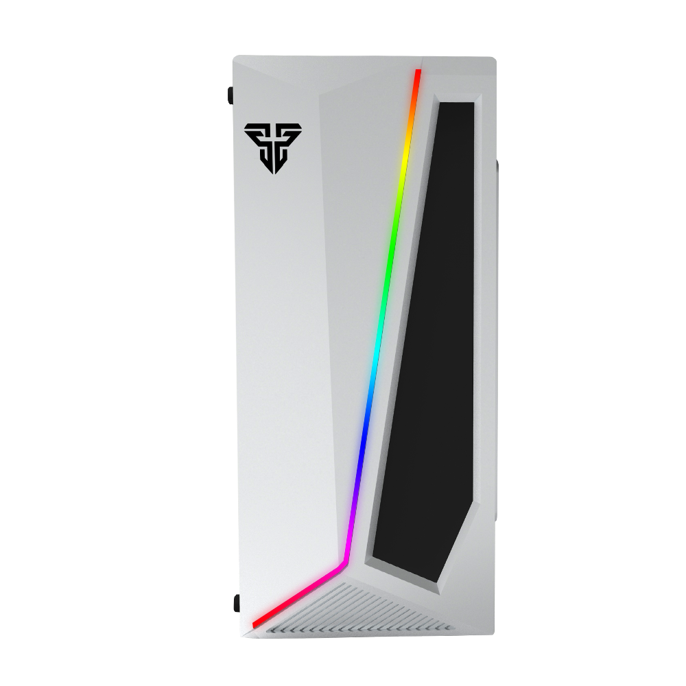 Gabinete Gamer Fantech Pulse CG71 RGB Blanco-1