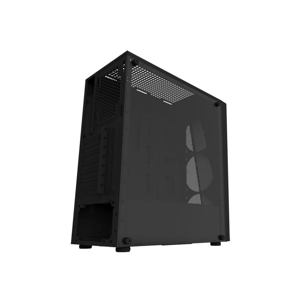 Gabinete Gamer Fantech Pulse CG71 RGB Blanco-2