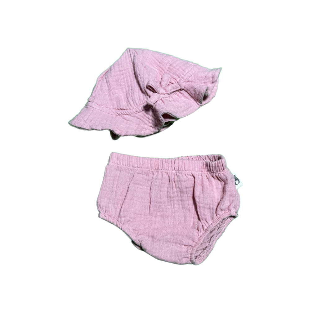 Conjunto Rabbit + Bear 3 Piezas Color Rosa 6-9 meses-2