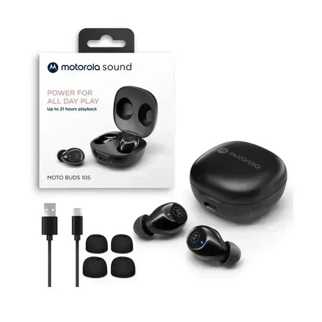 Audifonos In-Ear Motorola Motobuds 105 True Wireless Negro-3