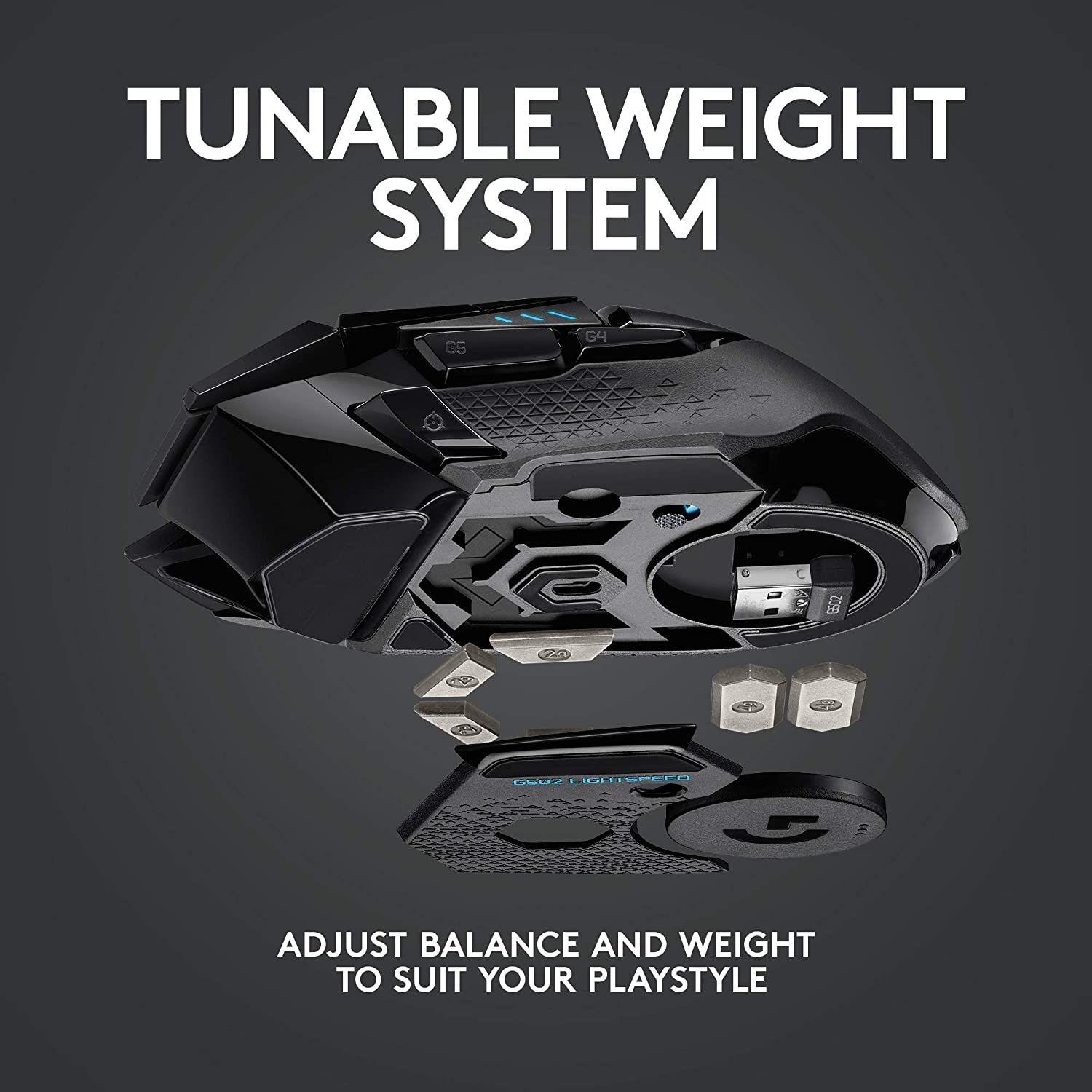 Mouse de juego Logitech G Series Lightspeed G502 negro-2