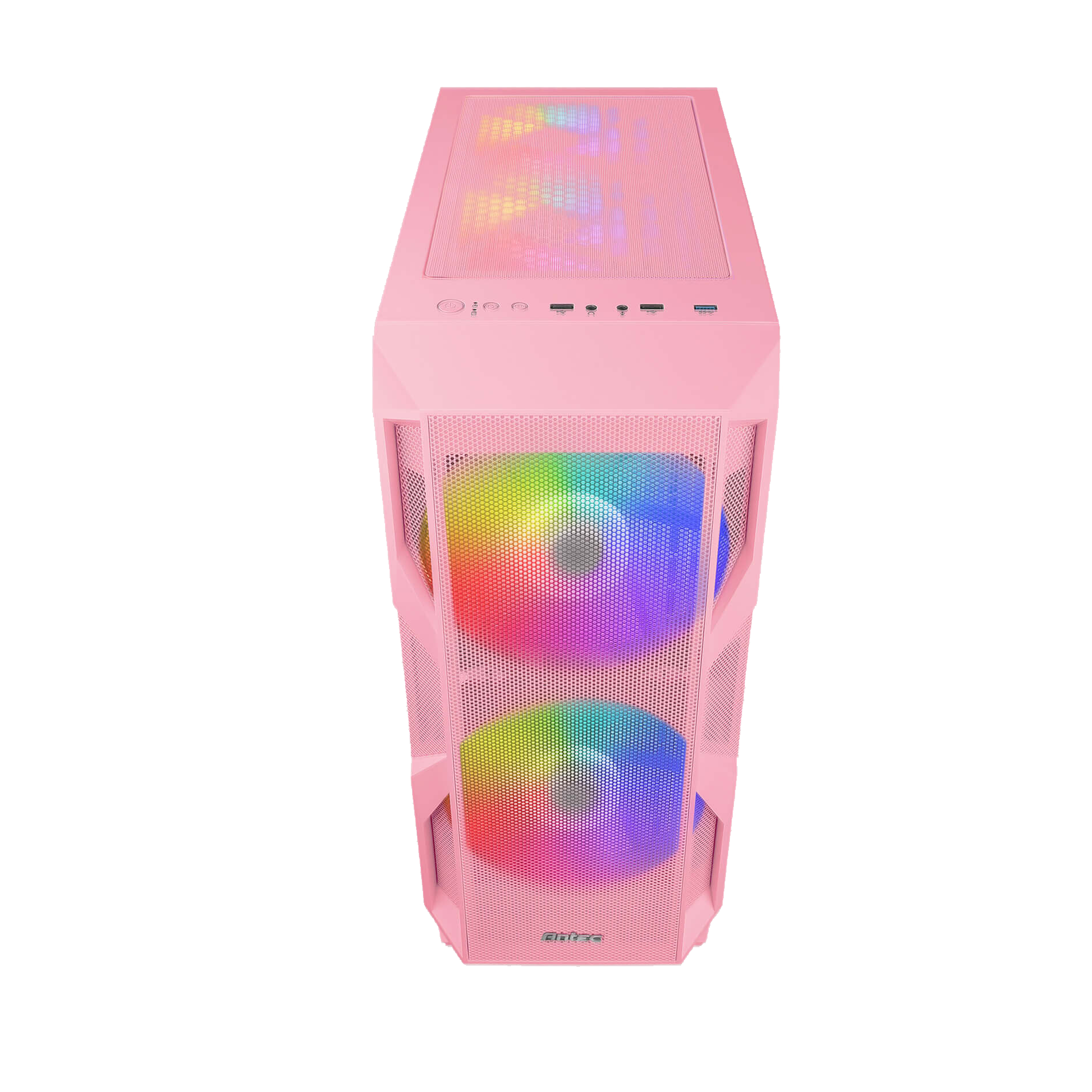 Gabinete Gamer Antec NX800 Pink c 5 Ventiladores EATX-1