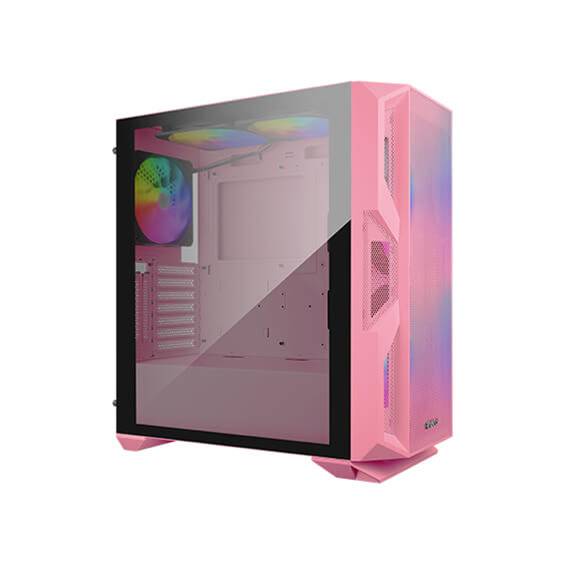 Gabinete Gamer Antec NX800 Pink c 5 Ventiladores EATX-3