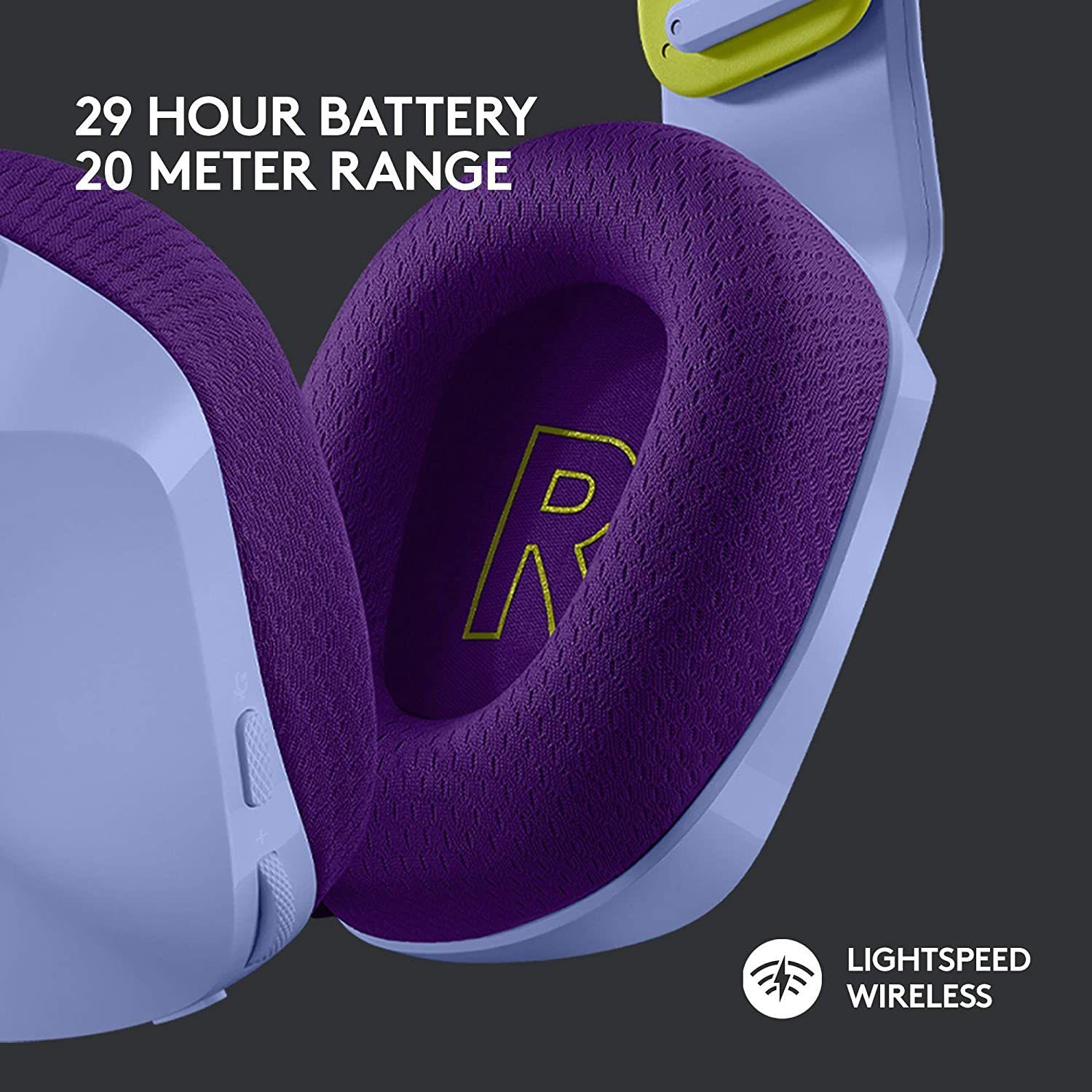 Audífonos Logitech G733 Lightspeed Wireless RGB LILA-1