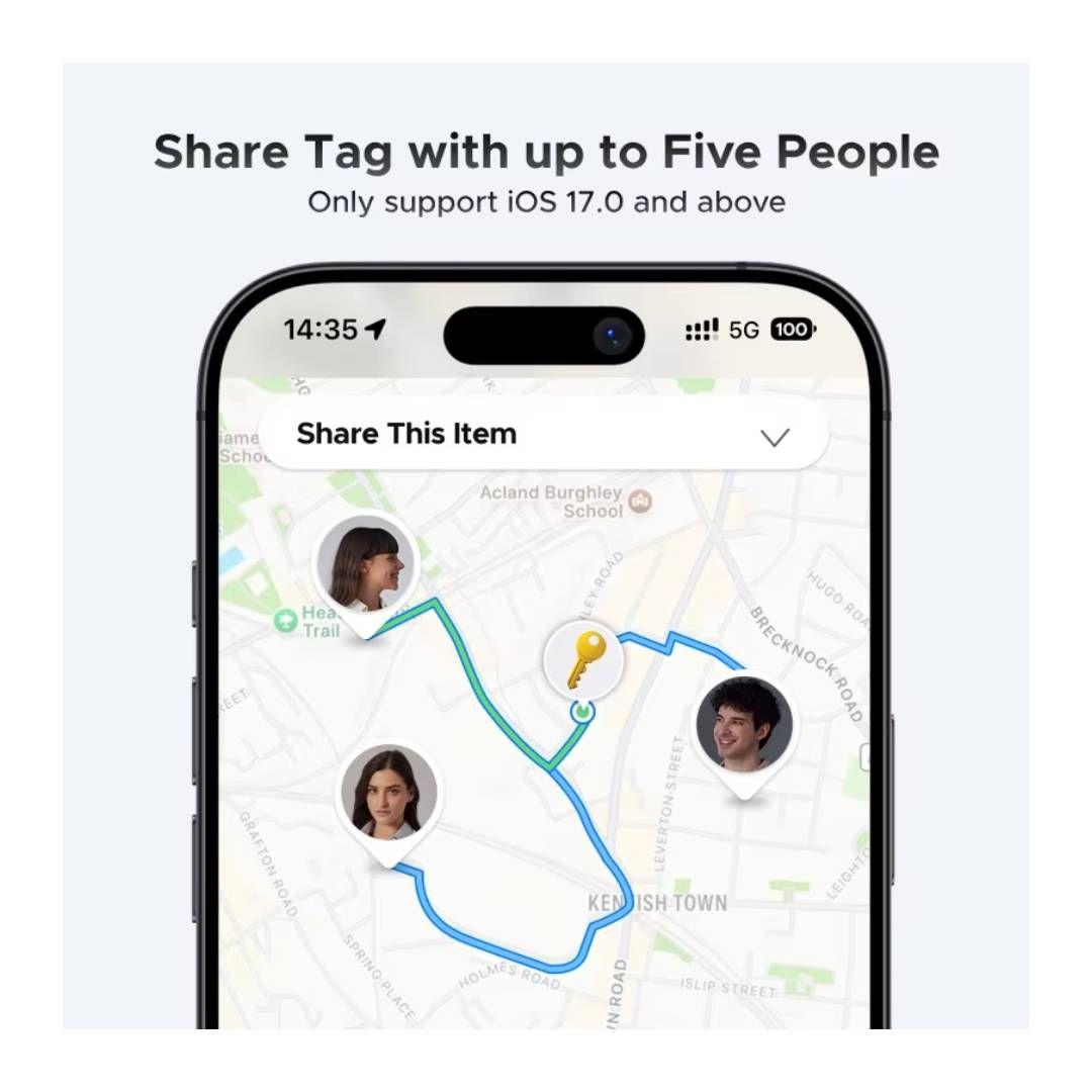 Localizador Bluetooth UGREEN SmartTag Apple Find My para iOS-5