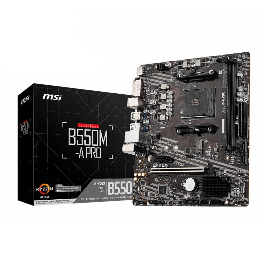 Placa Madre MSI B550M-A PRO, Micro ATX, AM4, DDR4-0
