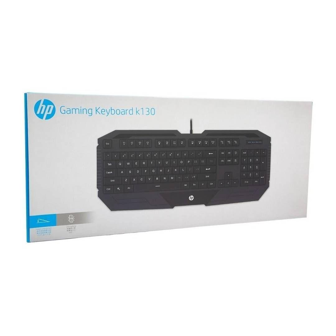 Teclado Gamer HP K130 Inglés Membrana USB Negro-2