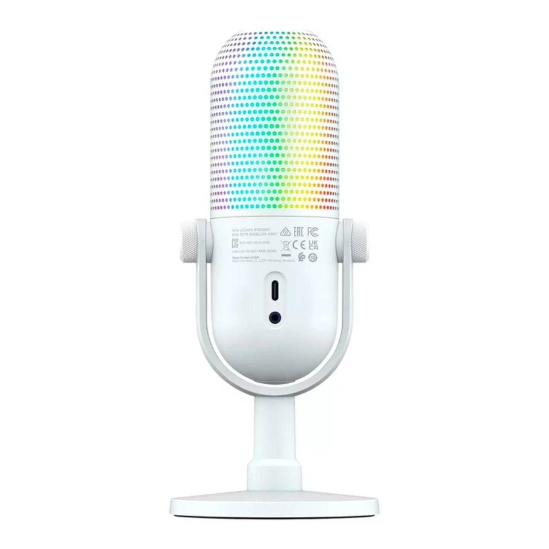 Microfono Razer Seiren V3 Chroma Mercury (White)-2
