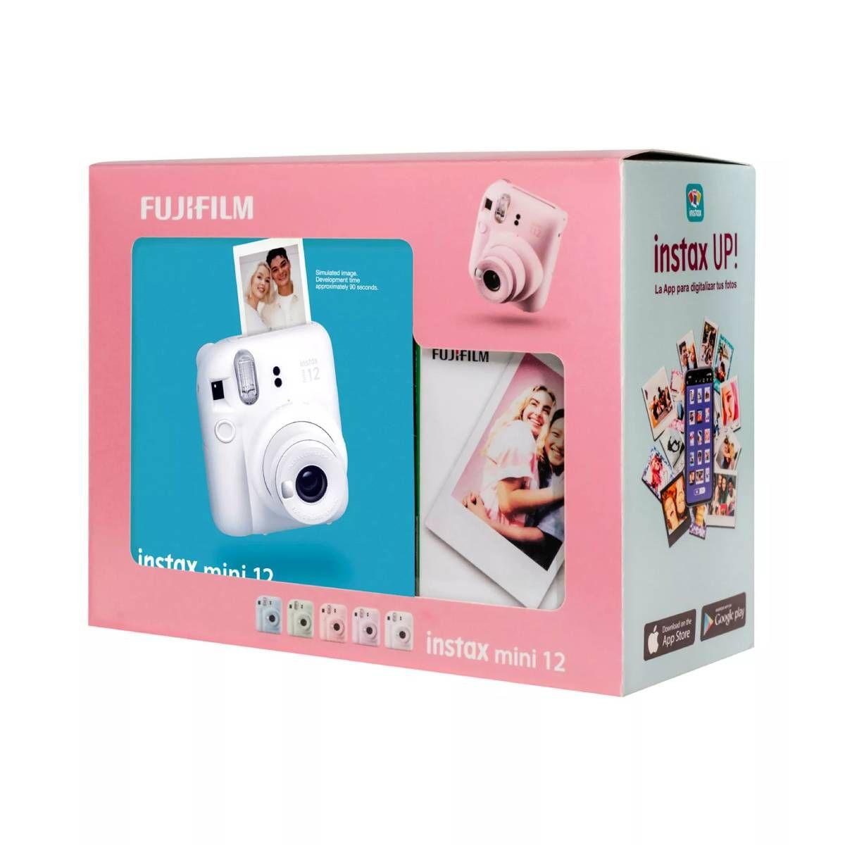 Kit Cámara Fujifilm Instax Mini 12 White + 10 Film-2