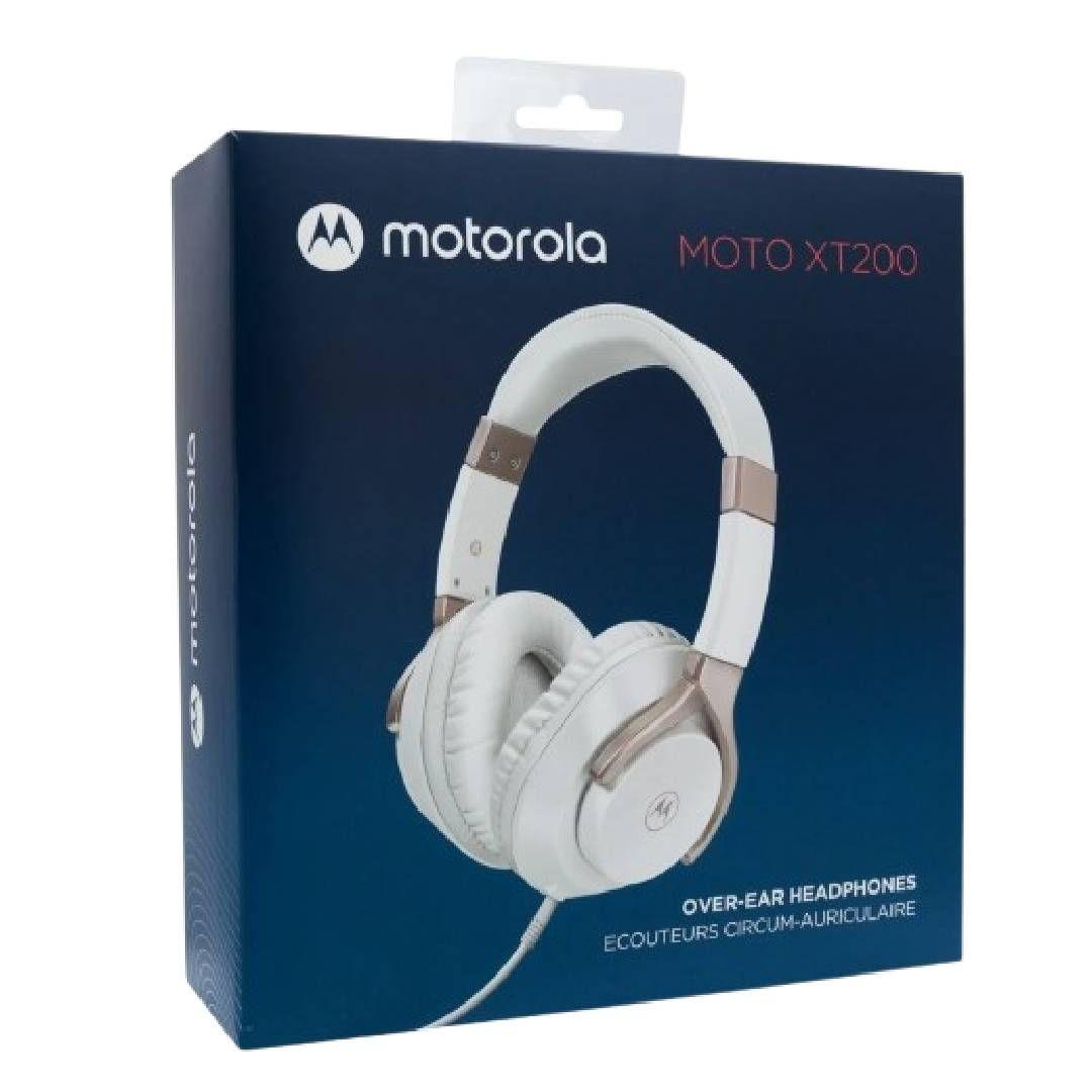 Audifonos Motorola XT 200 Cableado con Manos Libres Blanco-1