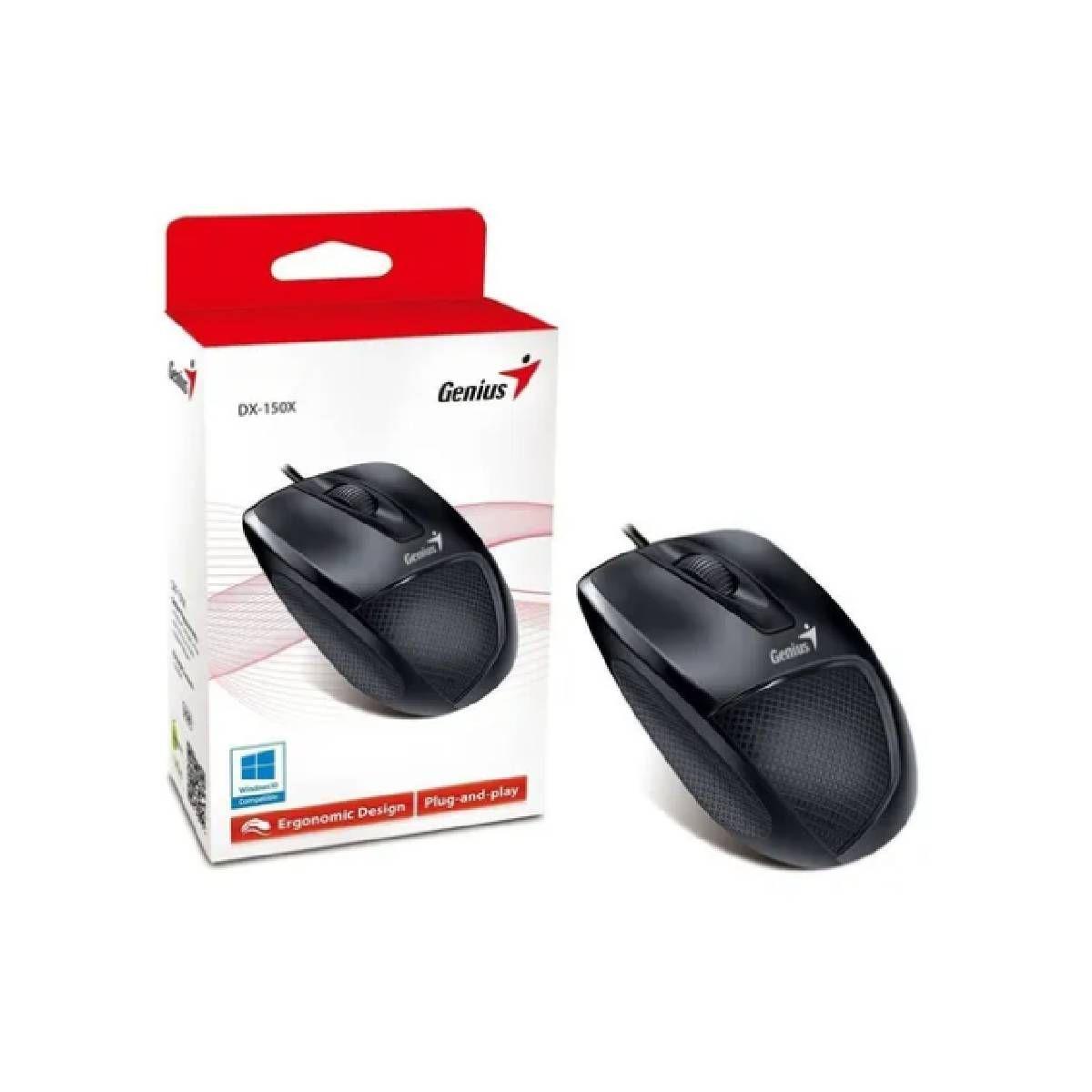 Mouse alambrico Genius USB DX150 negro-3