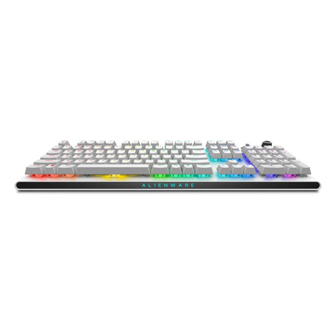 Teclado Alienware Gaming Tri modo Wireless AW920K Blanco-3