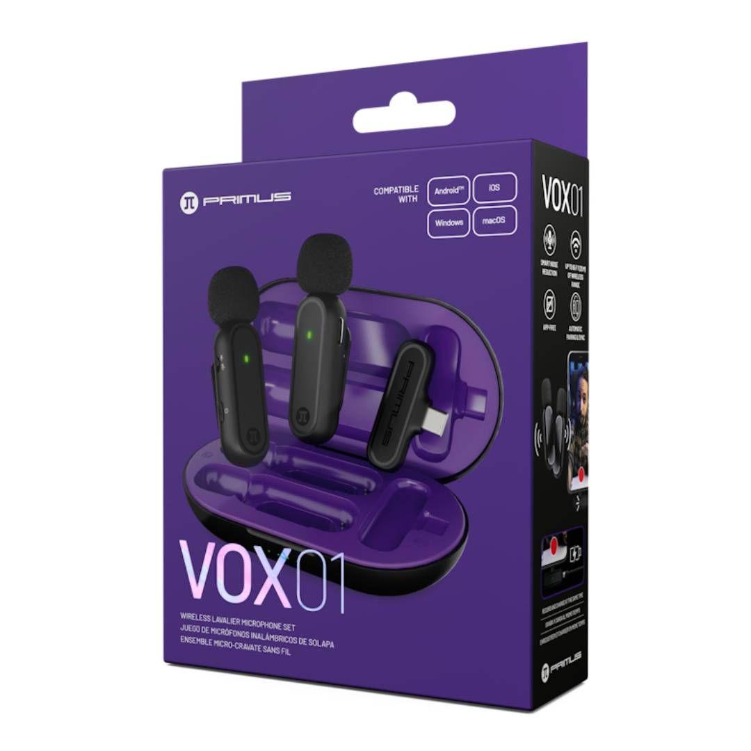 Micrófono Inalámbrico Primus PMI-L10BT V0X01, USB Tipo C-1