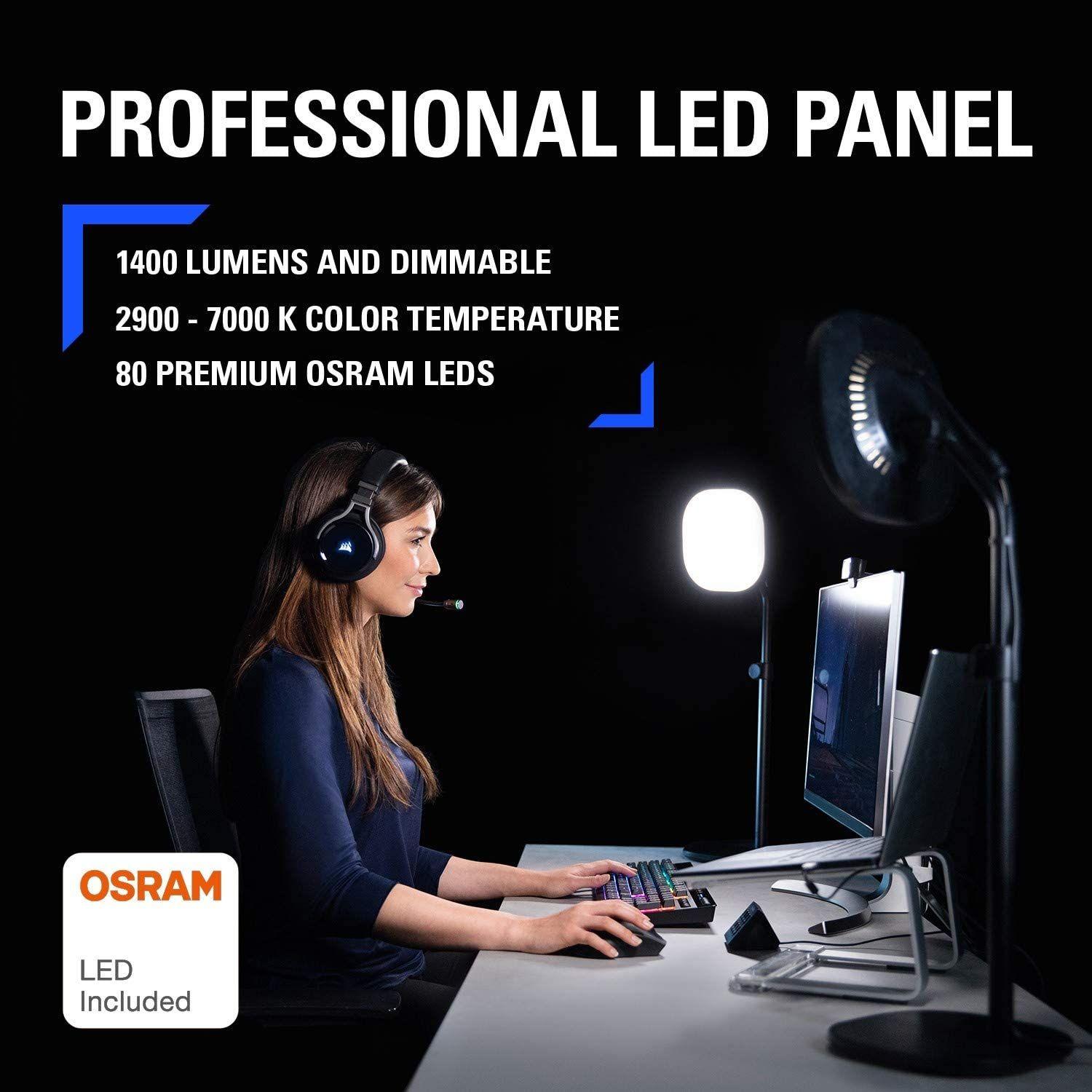 Panel Led Elgato KeyLight Air 160 Leds 1400 Lumenes WiFi-6