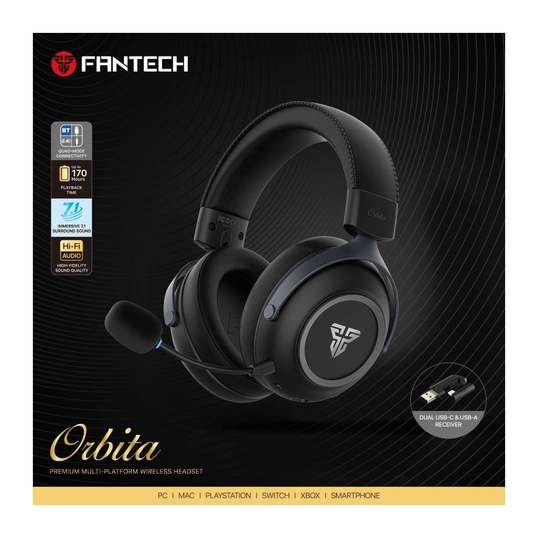 Audífonos Inalámbricos Fantech WHG07 ORBITA Black-2