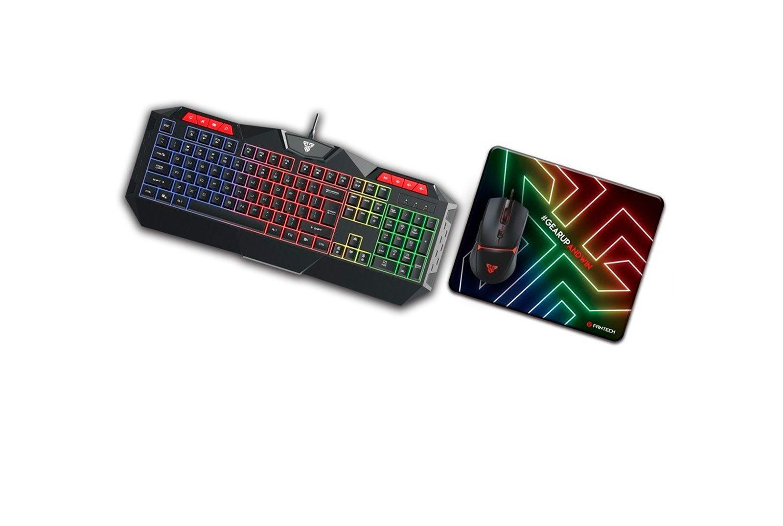 Pack Gamer Teclado Mouse Mousepad Fantech P31-0