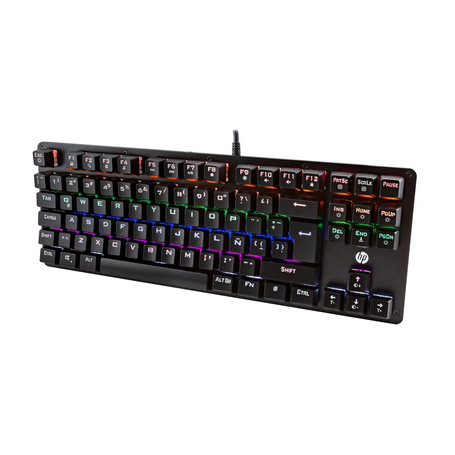 Teclado Gamer HP GK200 Black Mecánico SW Blue RGB Español-1