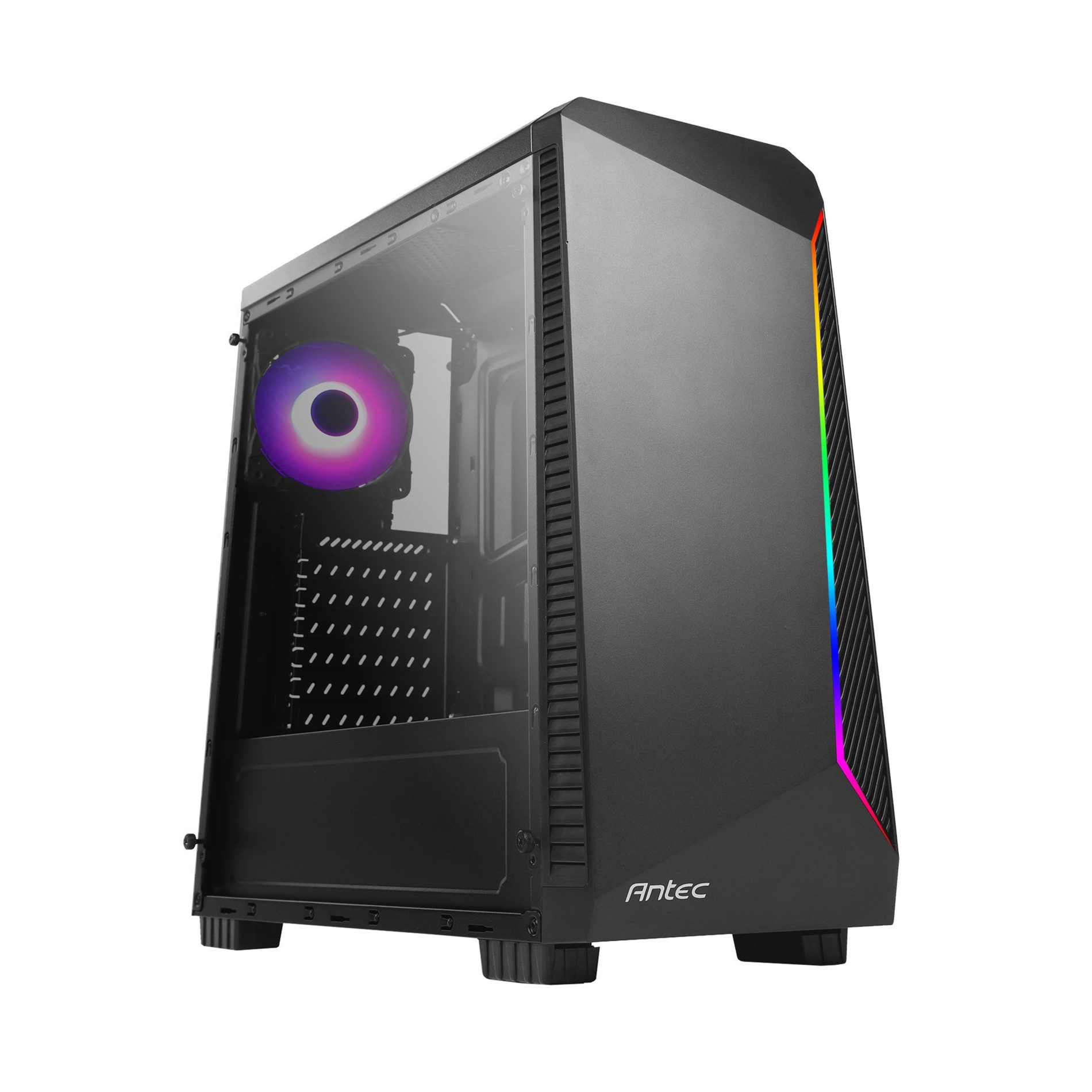 Gabinete Gamer Antec NX220 ARGB Frontal + 1 Ventilador-0