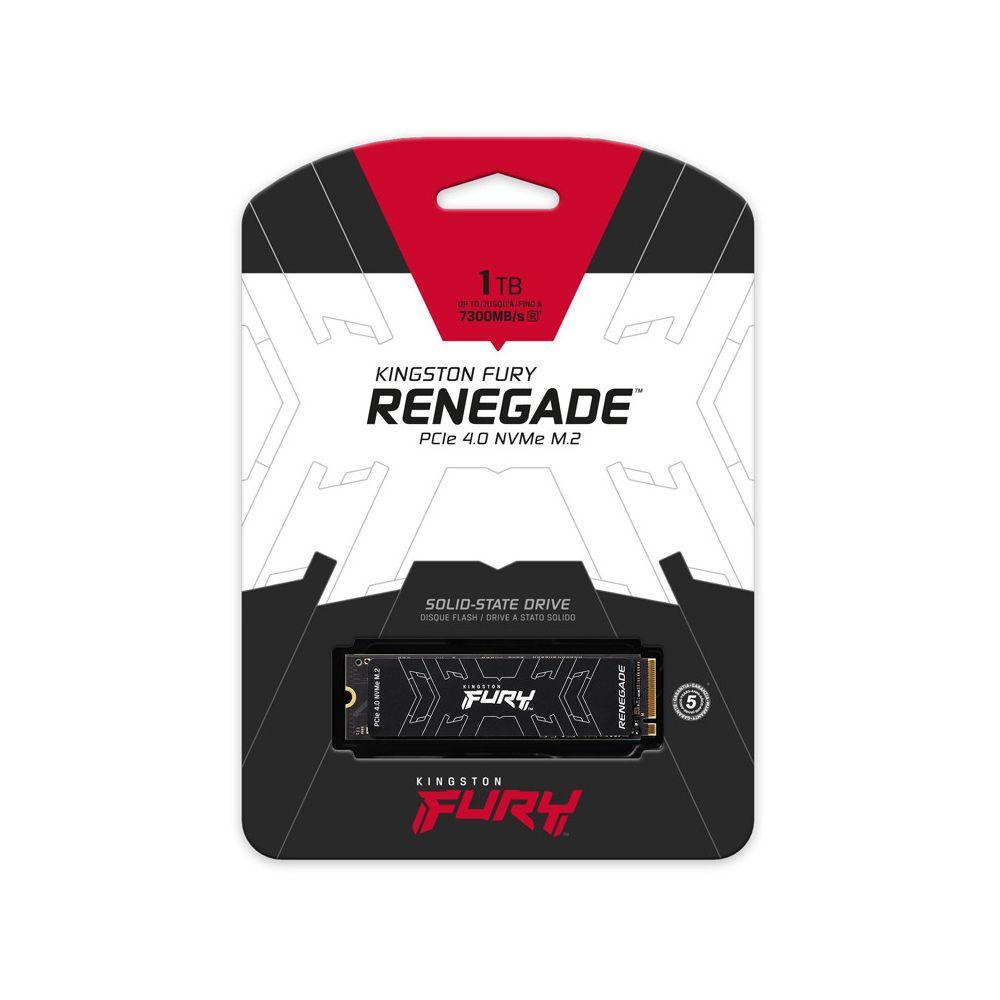 Disco Duro SSD M.2 NVME Kingston FURY Renegade 1 TB-2