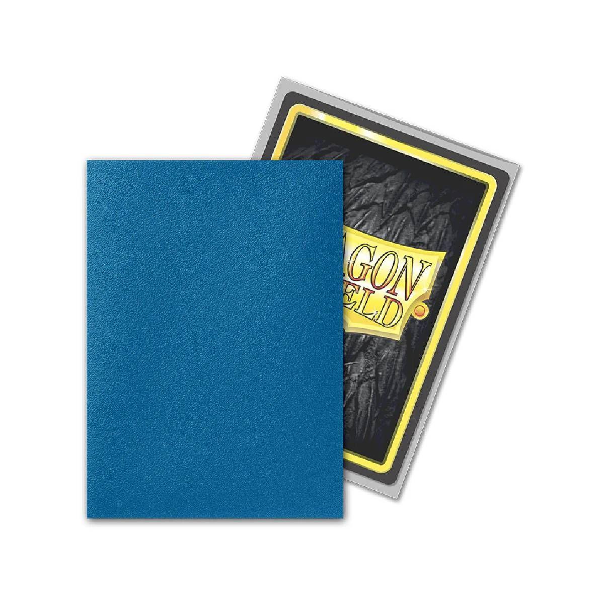Protector Dragon Shield: Standard DUAL- Matte Blue/Silver-1