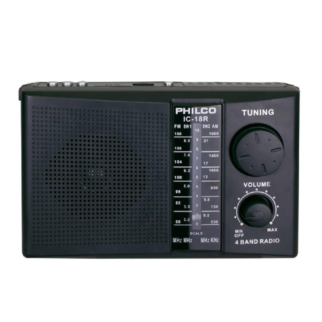 Radio PHILCO IC 18-R Multibanda Recargable AM FM SW-1