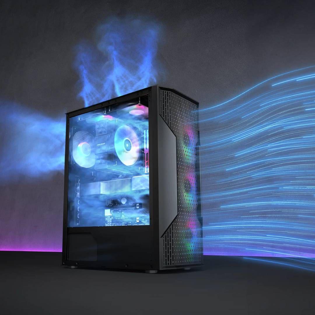 Gabinete Cougar MX110 RGB (3 front, 1 back fans)-6