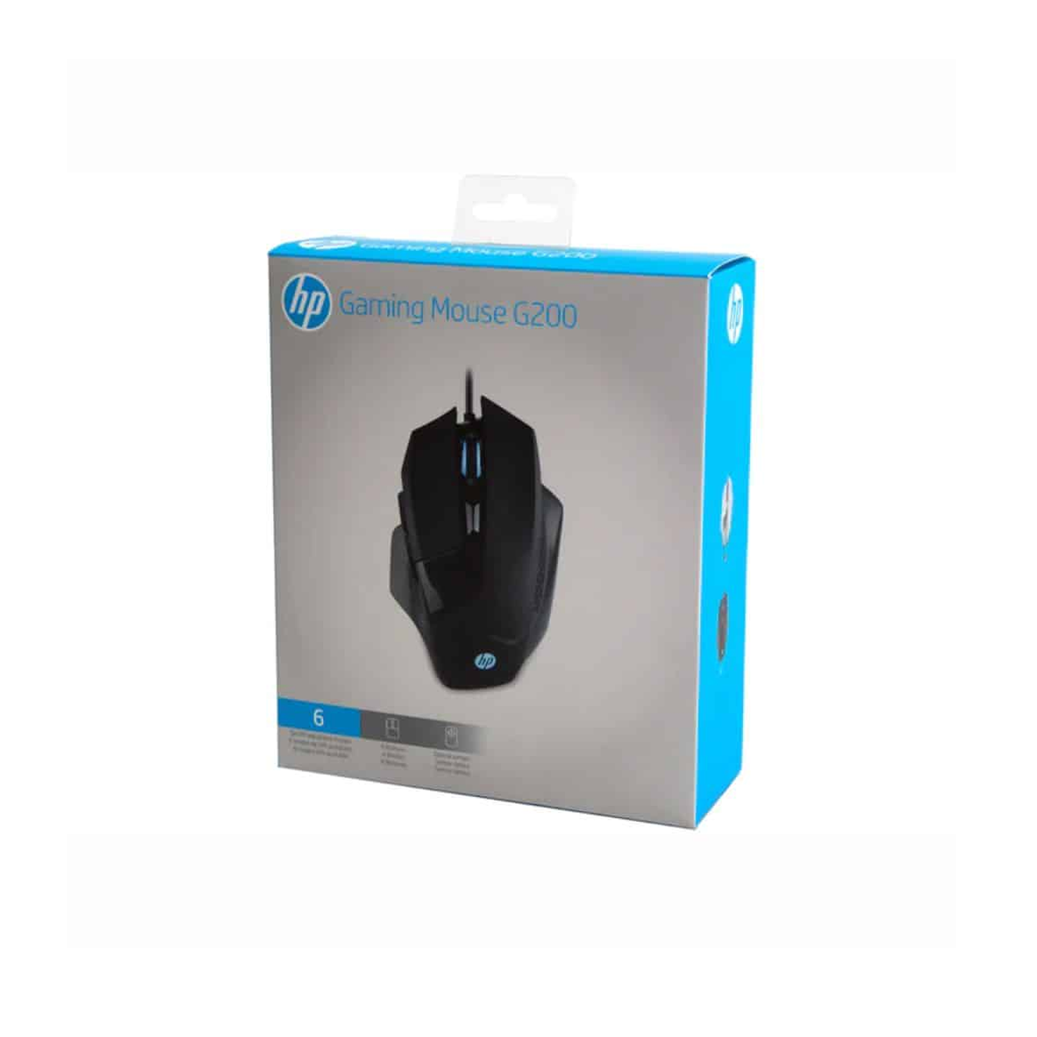 Mouse Gamer HP G200 Usb 4000 Dpi Negro-3