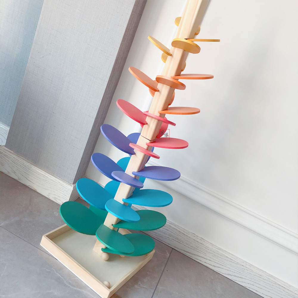 Arbol Musical Montessoi Juego Torre de Hojas-1