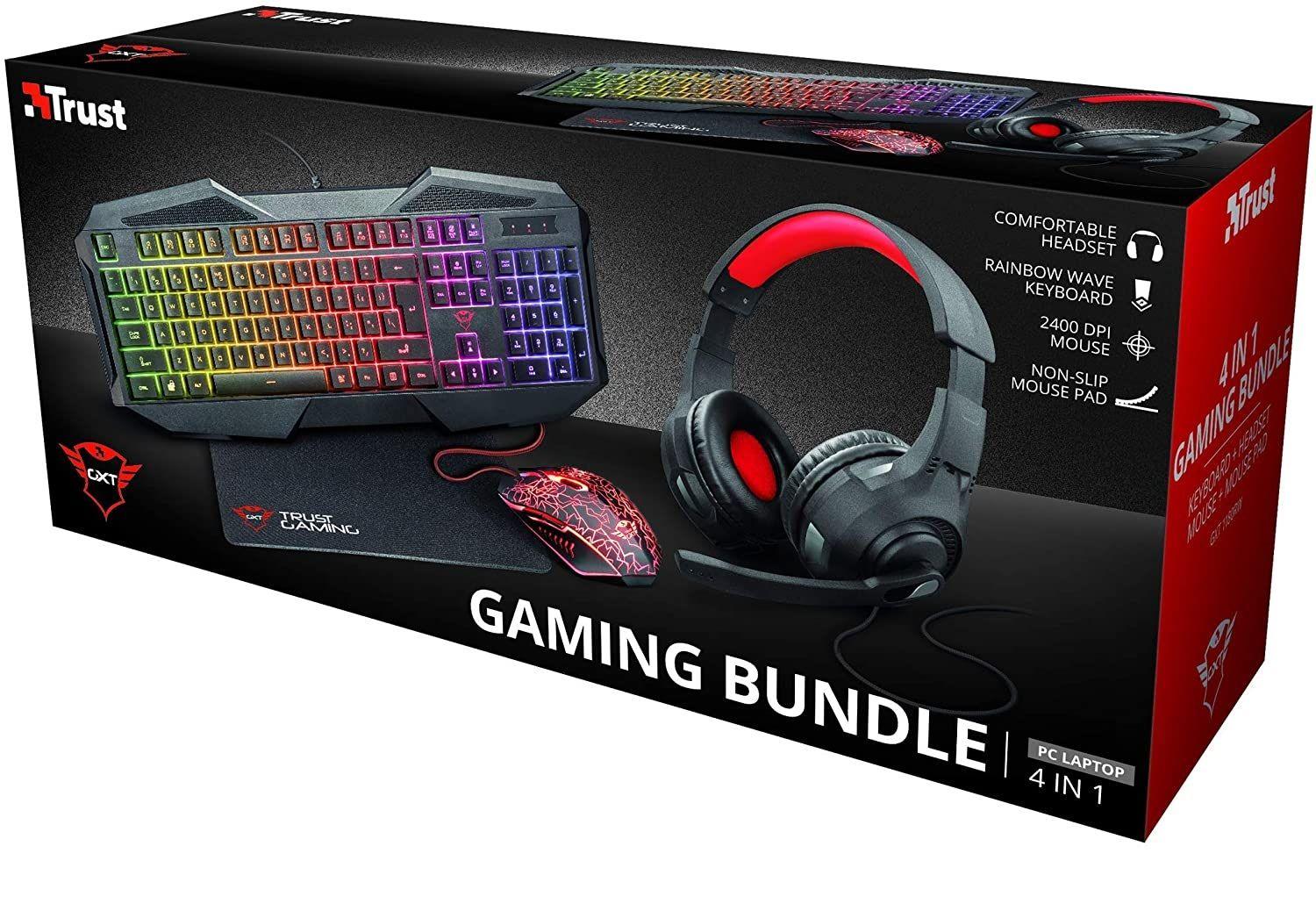 Pack Gamer Trust 4 en 1 GXT 1180RW Español-5