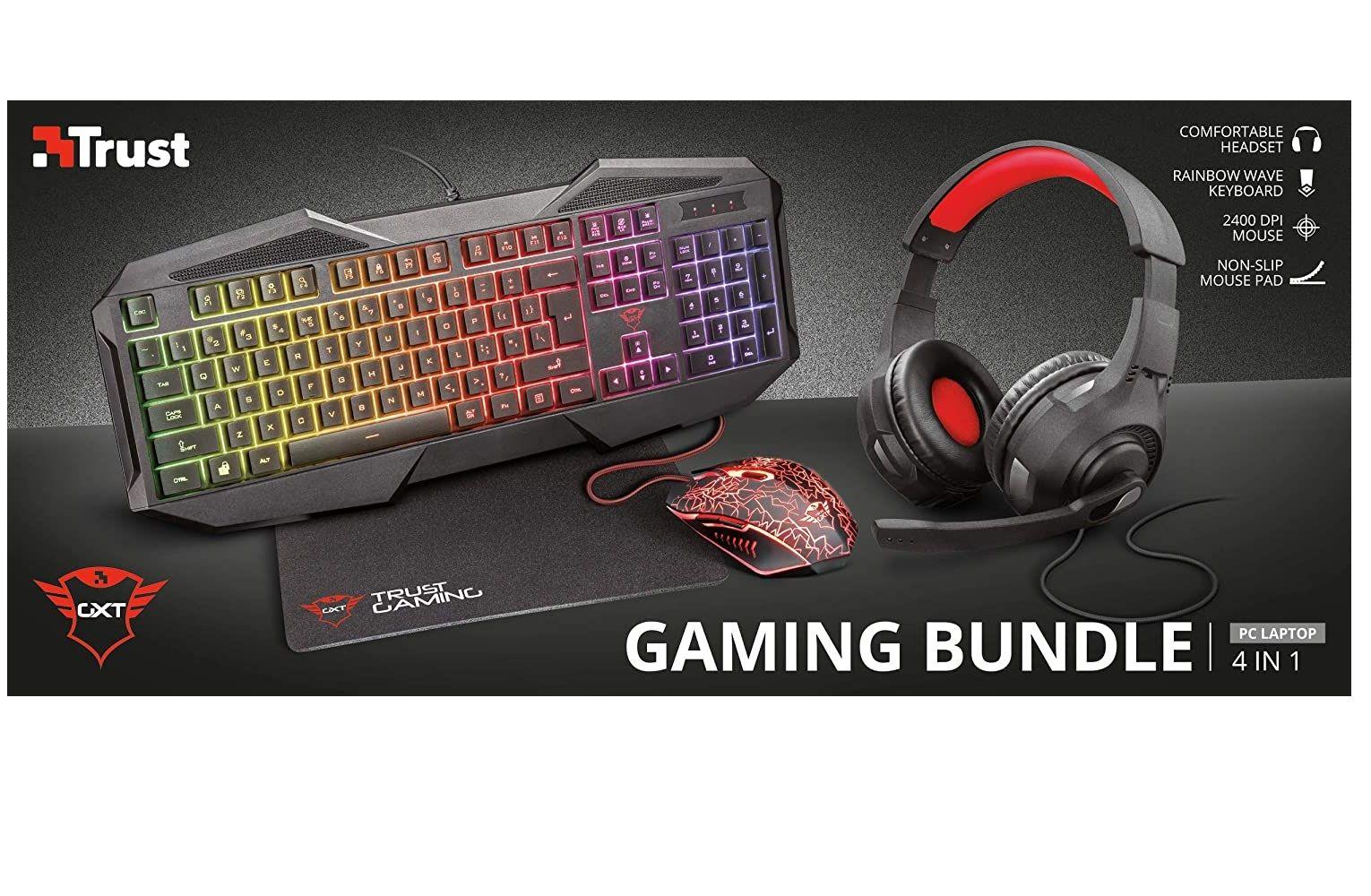 Pack Gamer Trust 4 en 1 GXT 1180RW Español-6