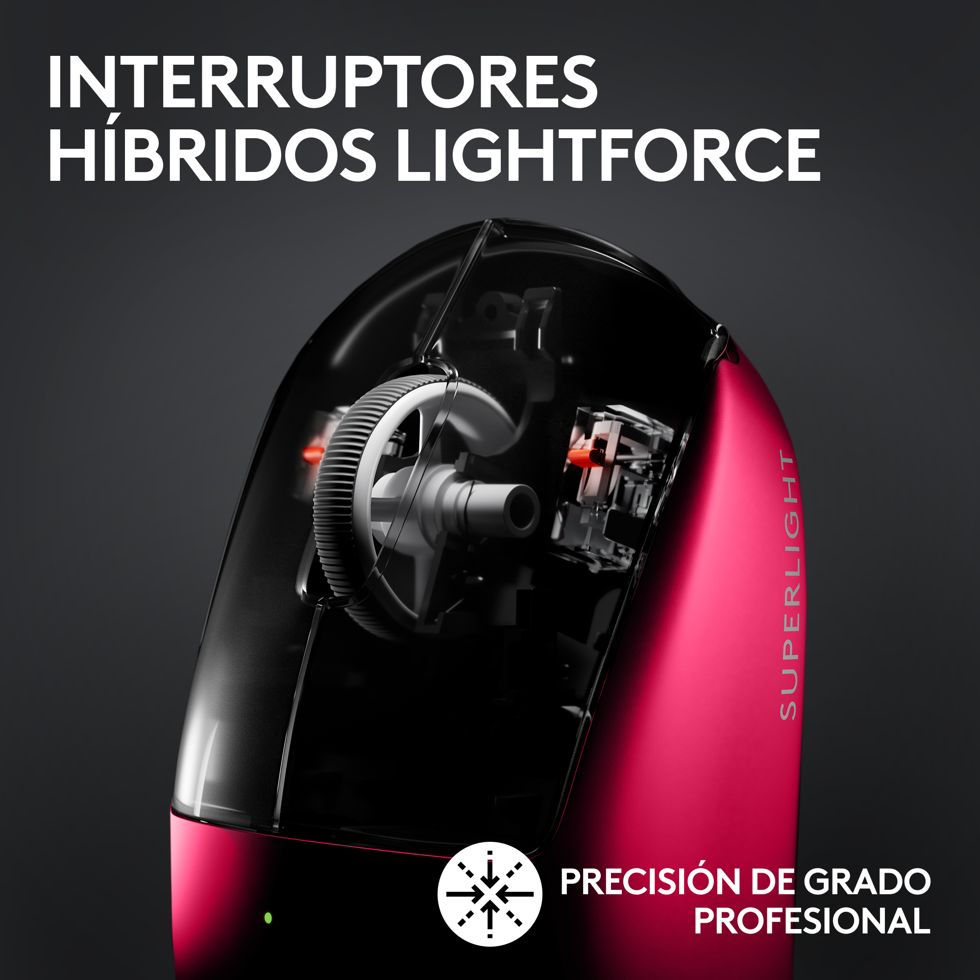 Mouse Gamer Logitech Pro X Superlight 2 Lightspeed Magenta-5