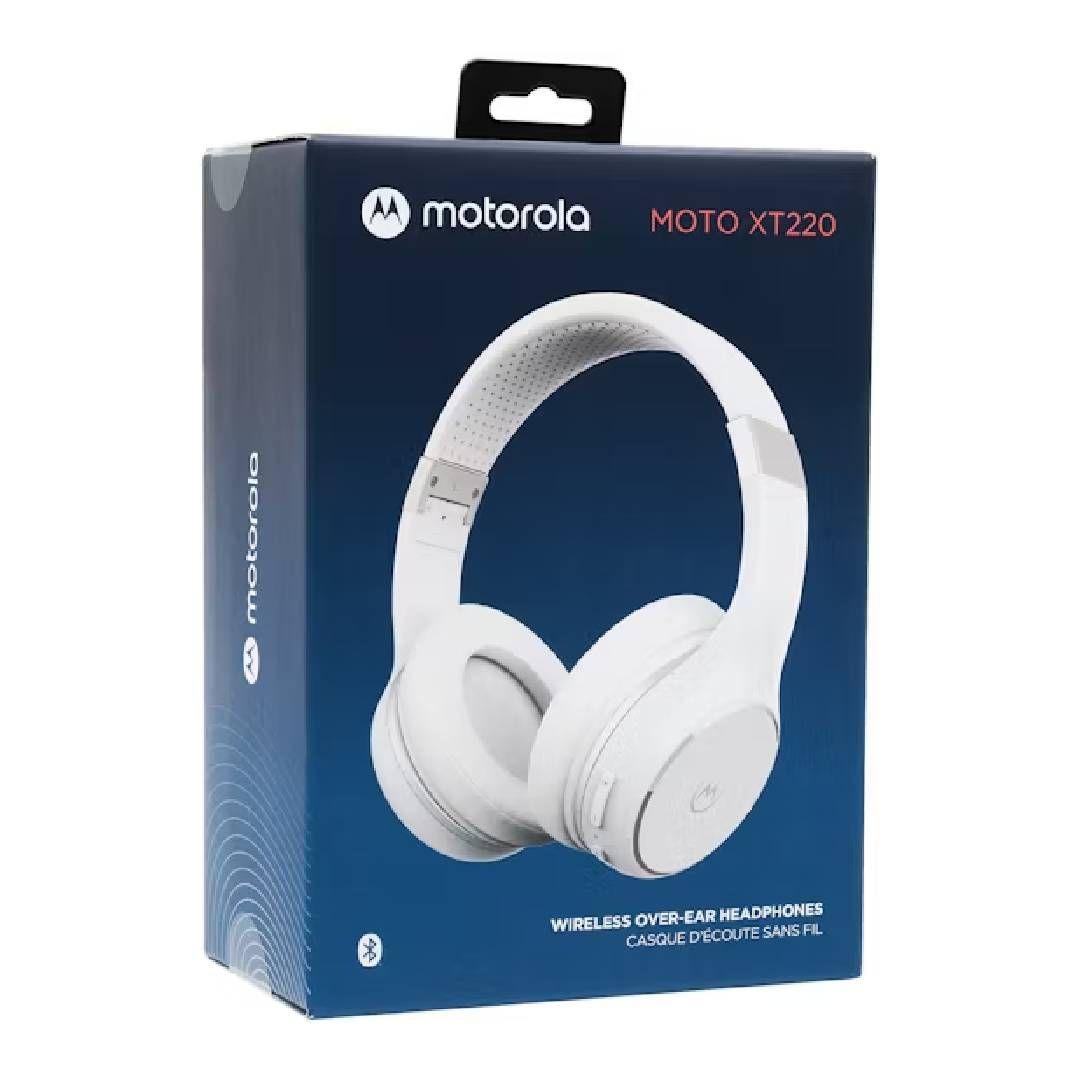 Audifonos Motorola XT 220 Over Ear Bluetooth Blanco-2
