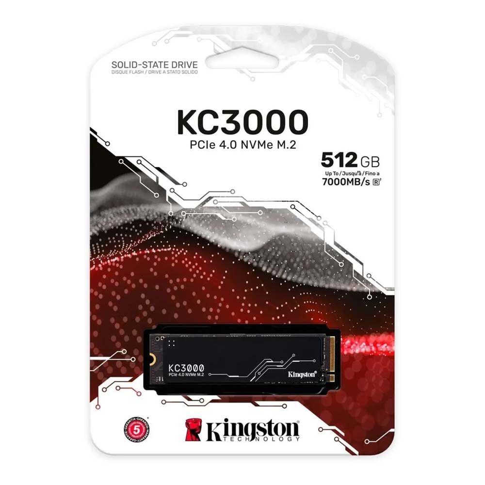 Disco Duro SSD M.2 Kingston PCI 4.0 KC3000 512G-2