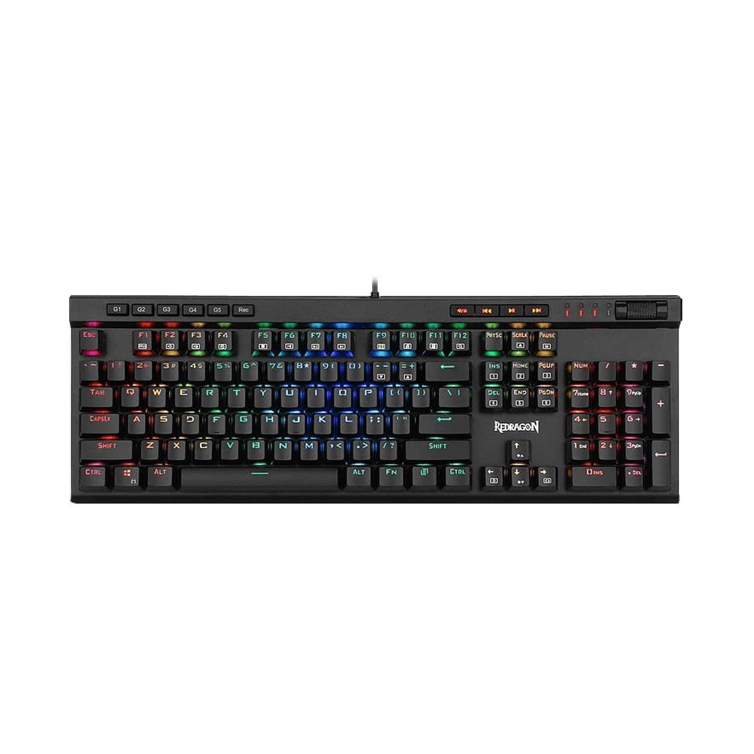 Teclado Gamer Redragon Vata Pro K580 Mecanico RGB Black Esp-2