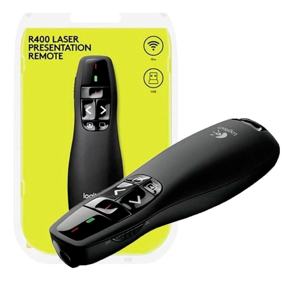 Presentador Logitech Inalambrico R400 10metros alcance-2