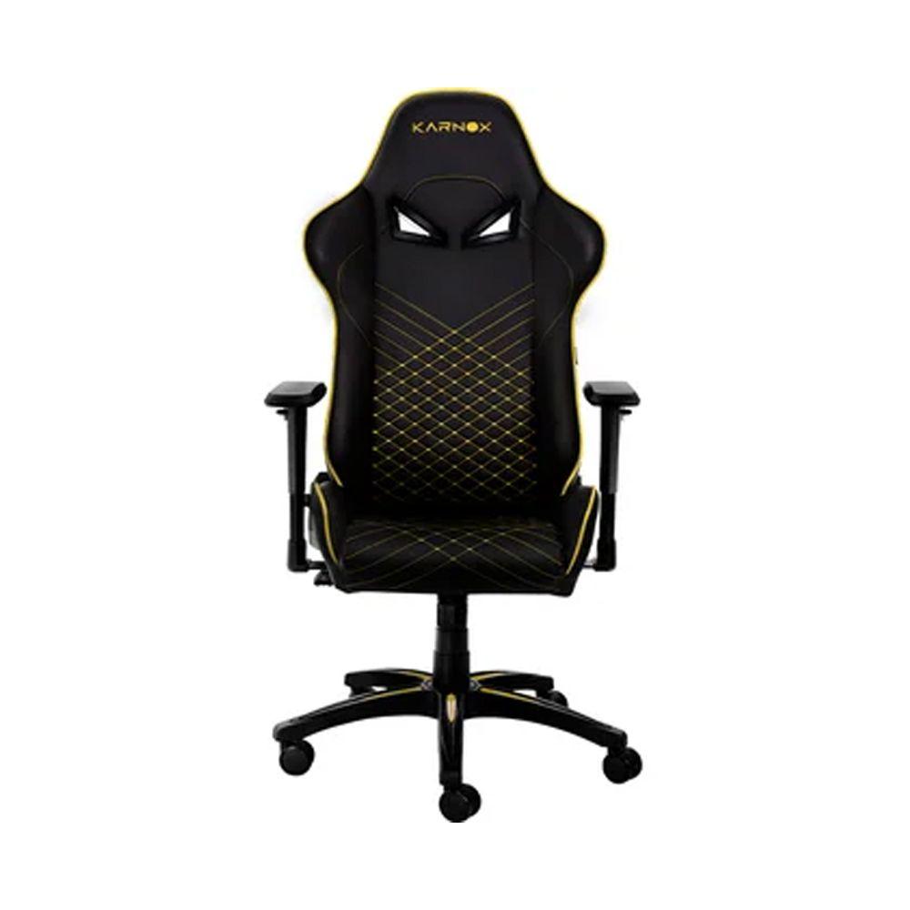 Silla Gamer Karnox Hero XT Yellow Altura Ajustable-0