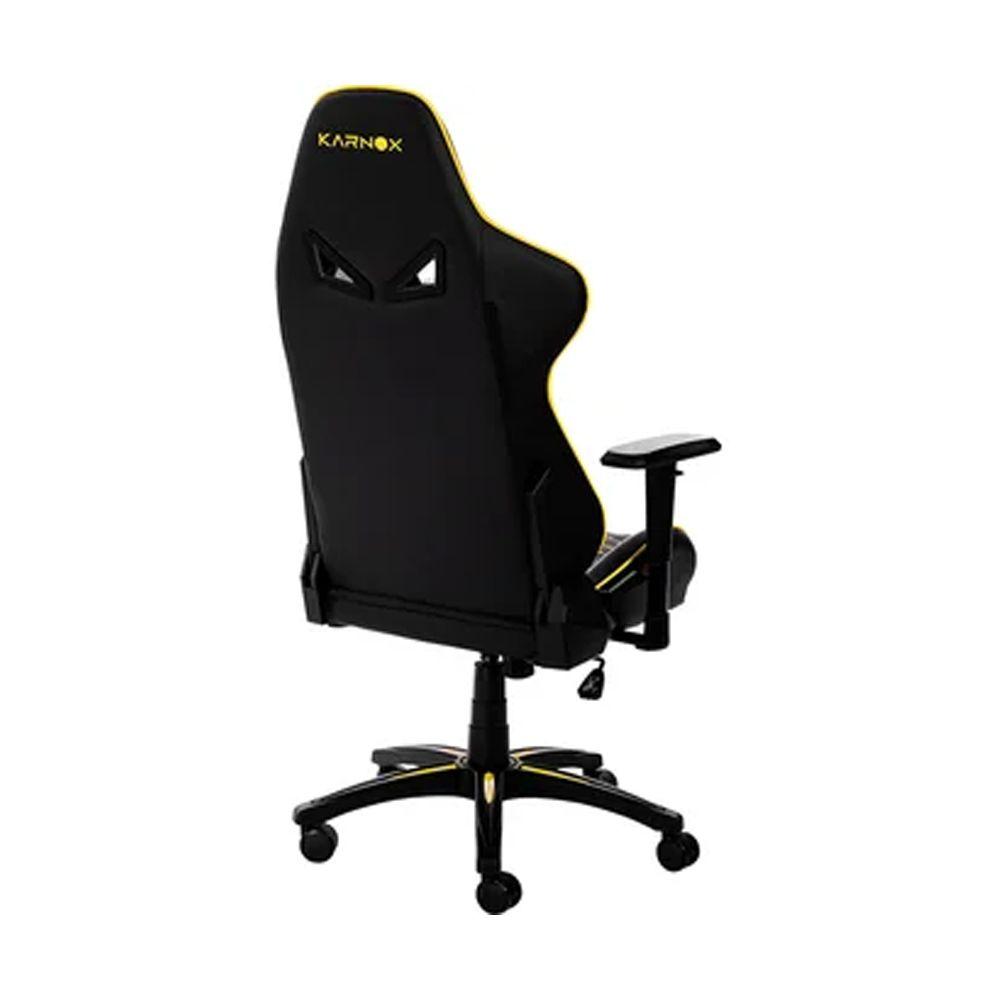 Silla Gamer Karnox Hero XT Yellow Altura Ajustable-3