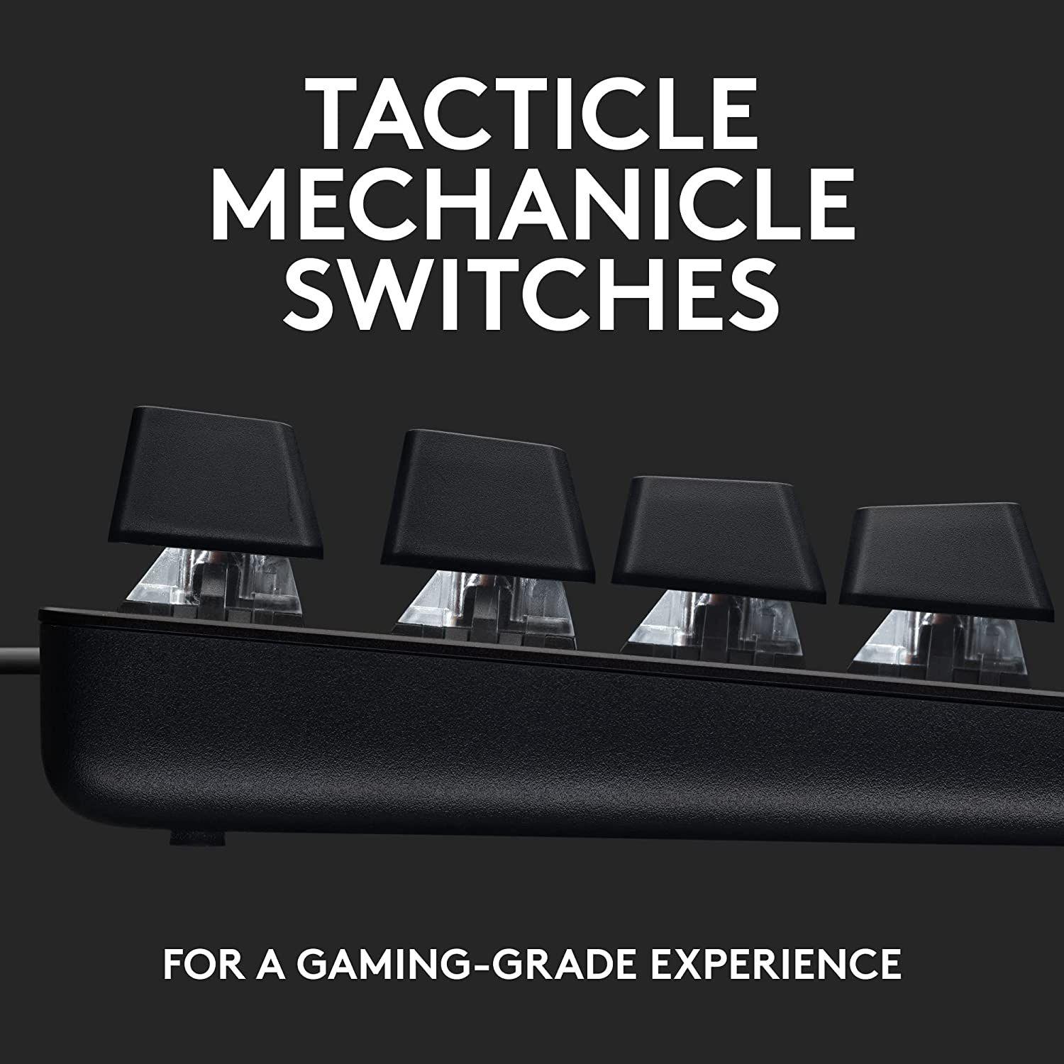 Teclado Gamer Logitech G413 TKL Mecanico Negro-5